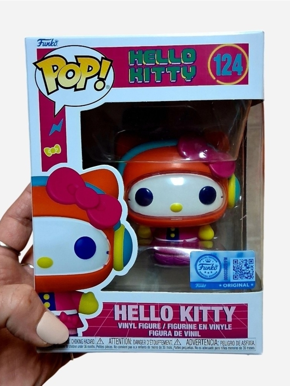 Funko Pop! Hello Kitty Pink & Orange Vinyl Figure #124